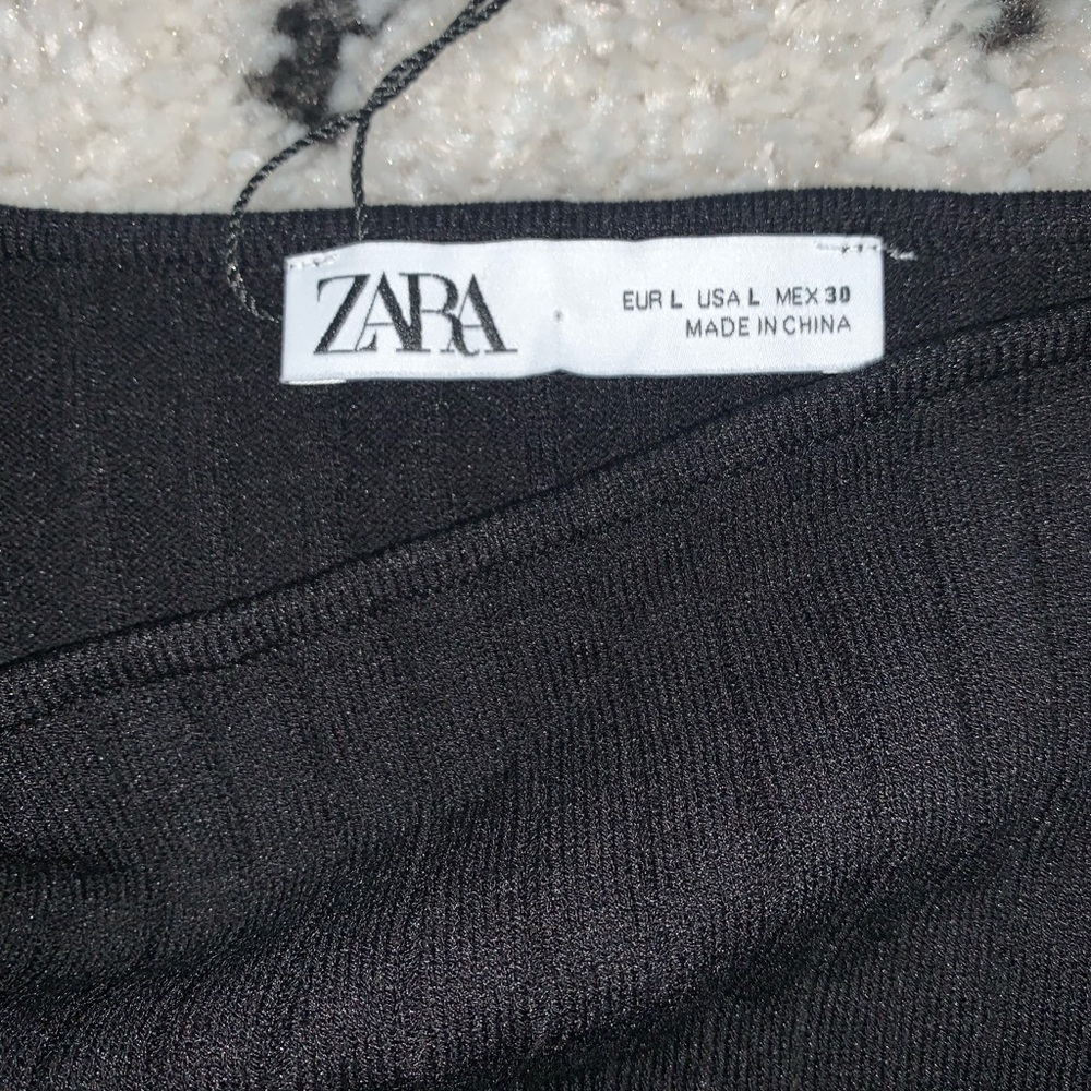 🆕 Zara Cut Out Rib Dress SIZE Medium - Picture 11 of 11